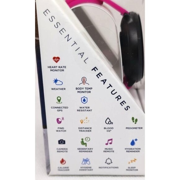 iTech Fusion 2 Smartwatch: Durable & Lightweight | Hot Pink Band | Android & iOS - Picture 11 of 16